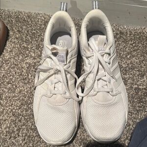 Adidas cloud foam white sneakers